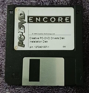 RARE VINTAGE Sound Blaster ENCORE DVD Rom Drive Utility PN 1272401007-1 - Photo 1/2