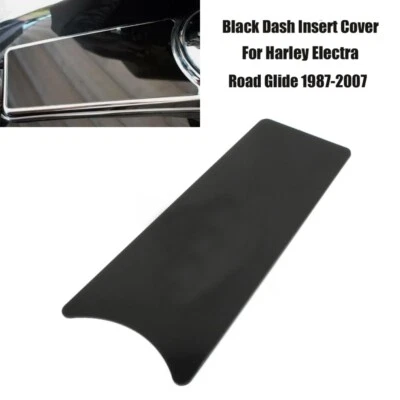 Aluminum Dash Insert Cover Black For Harley Touring Electra Road Glide 1987-2007 - Image 1 of 4