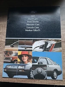 1985 FORD CARS & TRUCKS Brochure Mustang/Bronco/XR4Ti - Canada - Picture 1 of 3