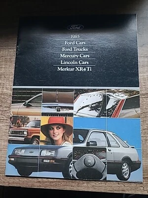 1985 FORD CARS & TRUCKS Brochure Mustang/Bronco/XR4Ti - Canada - Image 1 of 3