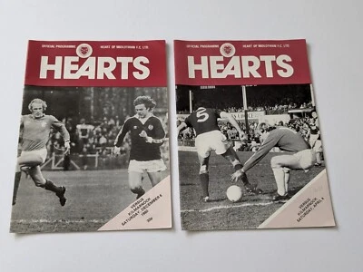 Lot x 2 Hearts v Kilmarnock Scottish Football Programmes 1980/81 - Image 1 of 4