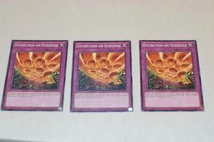 Extinction on Schedule YUGIOH 1ª Edición X3 - Imagen 1 de 1