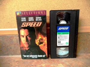 SPEED (VHS 1994) Keanu Reeves, Dennis Hopper, Sandra Bullock, Jeff Daniels - Picture 1 of 4