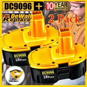 2PACK 18V XRP For Dewalt 18 VOLT DC9096 DC9098 NiMh Battery DC9099 Replacement - Picture 1 of 12