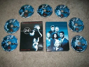 24: THE COMPLETE SEASON TWO 7 DVD BOX SET! KIEFER SUTHERLAND! FREE FAST SHIPPING - Bild 1 von 5