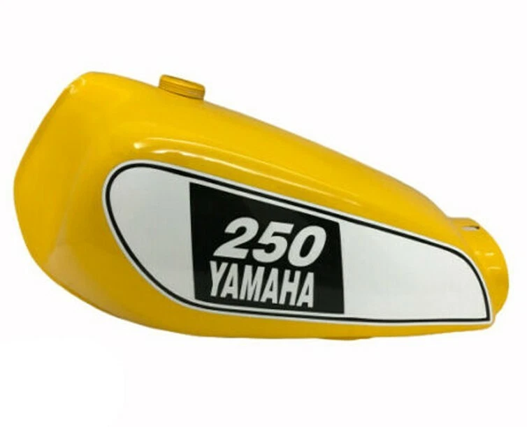 Tanque de gasolina pintado amarillo para Yamaha XT 250 3Y3 4Y1 1980-1990 S2u Foto 1 de 4