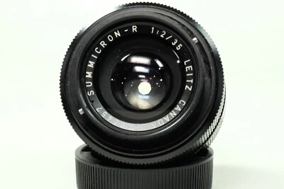 Leica 35mm f2 Summicron R Version 1 with hood 11 227 - Image 1 of 4