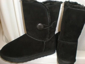 VEPOSE NY - HALBHOHER DAMEN-WINTERSTIEFEL AUS WILDLEDER - US9 NEU MIT KARTON - Bild 1 von 4