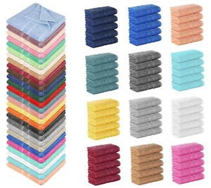 PAQUETE DE 10 toallas de ducha toallas de baño toallas de sauna invitados 500 g/m2 - Imagen 1 de 191
