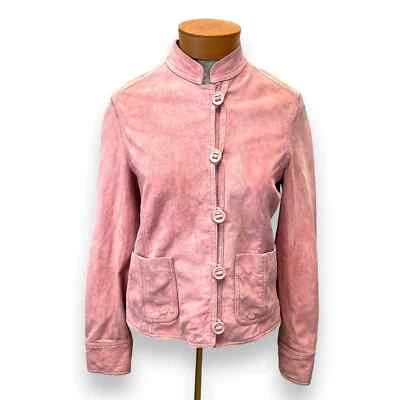 Isabella птица куртка женщин маленький розовый замши кожи фея Cottagecore прерии - Изображение 1 из 4
