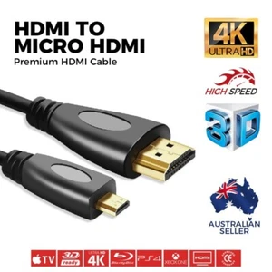 Premium HDMI to Micro HDMI Cable 2M - Picture 1 of 5