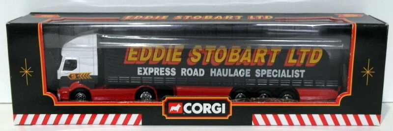 Corgi escala 1/64 59538 diecast - Remolque Renault Curtainside - Eddie Stobart Foto 1 de 2