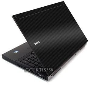 3D CARBON FIBER Vinyl Lid Skin Cover Decal fit Dell Precision M6400 M6500 Laptop - Picture 1 of 1