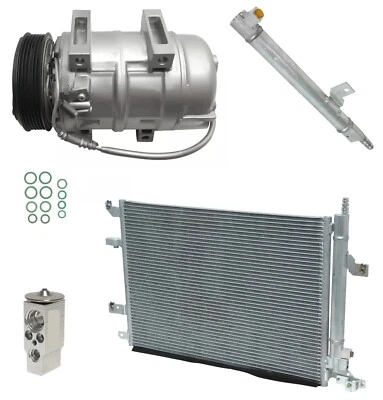 RYC Reman AC Compressor Kit With Condenser E080A Fits Volvo XC70 2.5L Turbo 2007 Foto 1 de 4