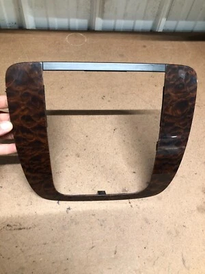 2007-2014 Chevrolet Silverado Tahoe Suburban Yukon painel acabamento moldura madeira bordo - Imagem 1 de 4