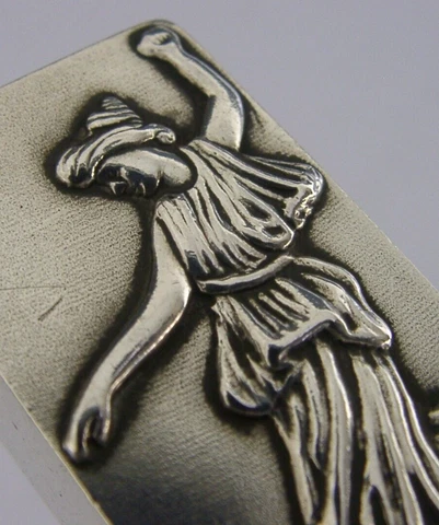 BEAUTIFUL ENGLISH IMPORT SOLID STERLING SILVER PILL BOX 1990 PORTUGUESE Cover