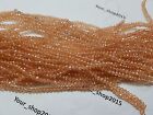 100 Faceted Rondelle Crystal Glass Beads Loose beads  4mm  Jewelery making