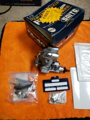 SAITO Engine - SAITO 40 Mk II - AAC W/free fuel Filter -  4C motor - New! - Image 1 of 4