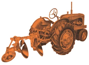Allis Chalmers WD Disc Plow Mounted Owner's Instructions Manual Repair Parts - Picture 1 of 12