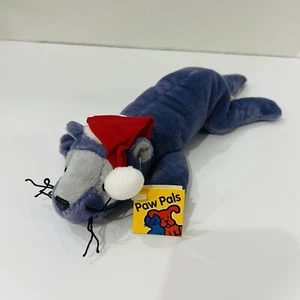 Vintage 1999 Petco Paw Pals Holiday Rocket Santa Ferret Bean Bag Plush Toy 12” - Picture 1 of 8