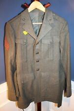 Original WW2 U.S. Marine Corps Sgt's 1944 d. Forest Green Wool Jacket w/Belt