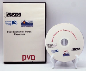 BASIC SPANISH FOR TRANSIT EMPLOYEES DVD-R Colorado Mountain College Roaring Fork - Imagen 1 de 11