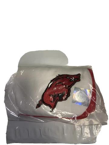 Arkansas Razorbacks NCAA Applique Receiving Blanket 28" x 40" Cover