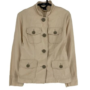 Gap Beige 100% Algodón Chaqueta Talla 3-4 Años - Imagen 1 de 10