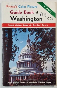Prince’s Color Picture Guide Book Of Washington DC ~ History & Maps Vintage 1960s - Bild 1 von 5