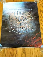 Lord of the Rings Original Pre-release Movie Poster 1978 Tolkien Vintage