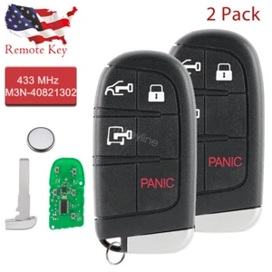 2 Llavero remoto para Ram ProMaster 1500 2500 3500 2022 2023 2024 25 M3N-40821302 - Imagen 1 de 7