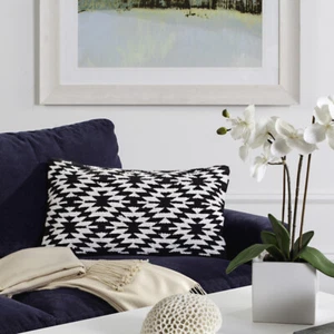 SAFAVIEH Midnight Desert Pillow Set of 2 | Black | - Picture 1 of 5