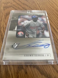 Vladimir Guerrero 2000 Upper Deck Spx Auto - Picture 1 of 2