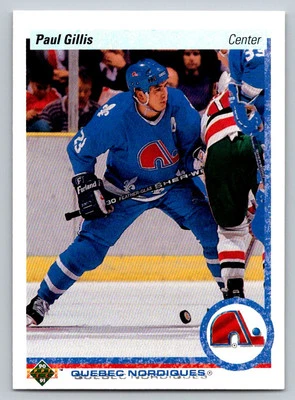 1990-91 Upper Deck #49 Paul Gillis Quebec Nordiques - Image 1 of 2