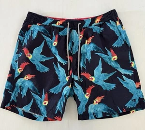 Scotch Soda Herren Badeshorts Größe Small Papagei Allover Print - Bild 1 von 10