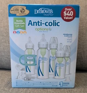 Dr. Brown's Natural Flow Anti-Colic Options+ First Year Baby Bottle Gift Set New - Picture 1 of 6