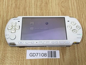 GD7108 Plz Read Item Condi PSP-3000 PEARL WHITE SONY PSP Console Japan - Picture 1 of 12