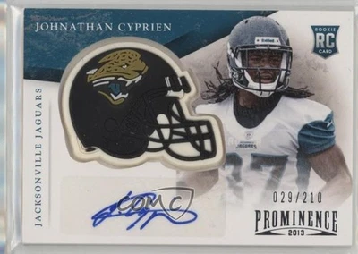 2013 Prominence Rookie Helmet Signatures /210 Jonathan Cyprien Johnathan Auto RC - Image 1 of 2