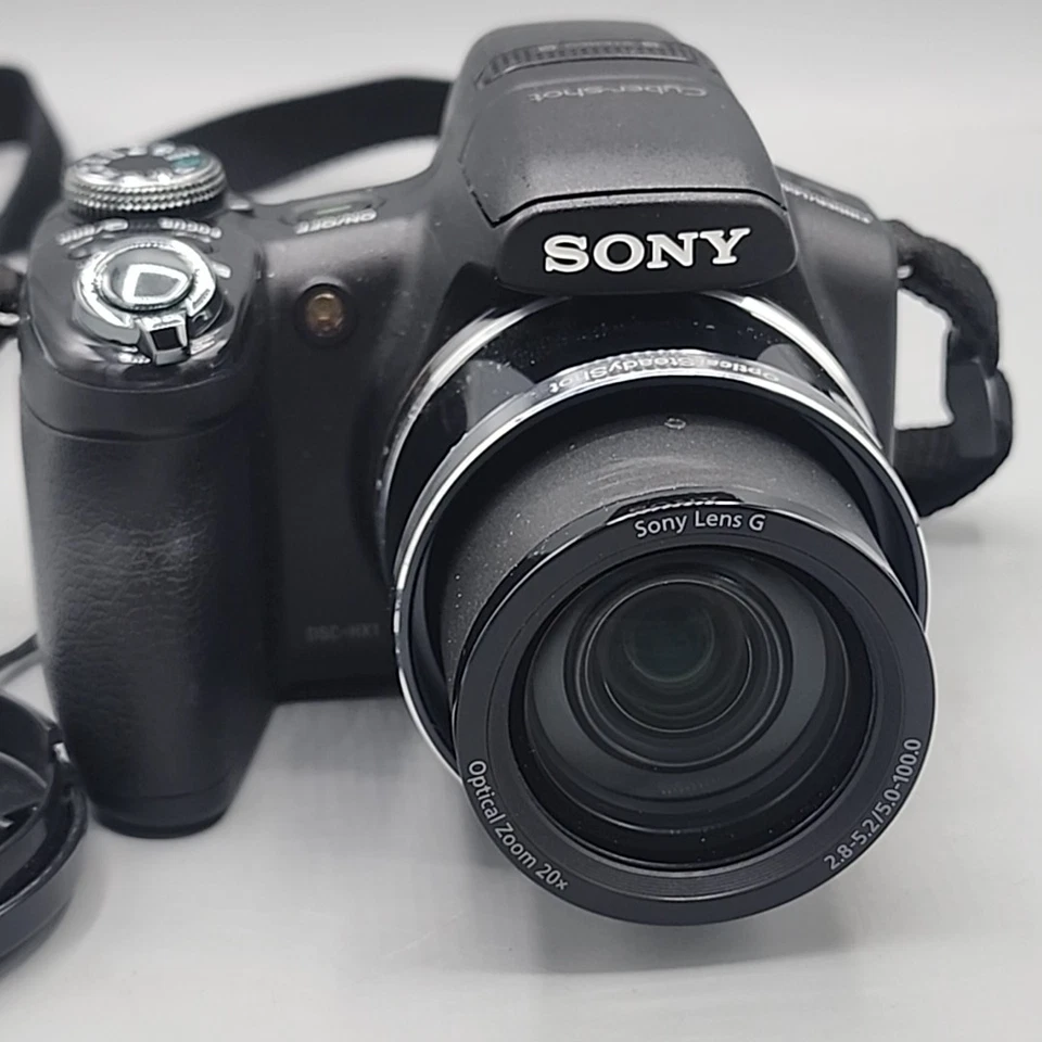 Sony Cyber-shot DSC-HX1 Digital Camera - 9.1MP 20x Optical Zoom & Charger READ - Image 1 of 4