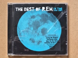 In Time: the Best of R.E.M. 1988-2003 by R.E.M. (CD, 2003) Transparent sticker - Picture 1 of 4