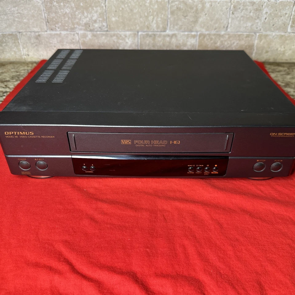 Grabadora de video casete Optimus modelo 98 - solo para piezas Foto 1 de 4