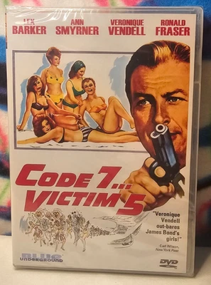 Code 7, Victim 5 (DVD, 1964) Lex Barker, Ann Smyrner, Ronald Fraser - Image 1 of 2
