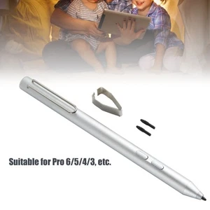Stylus Pen 2048 Pressure Sensitivity 2 Bottons Silver Touch Screen Digital IDM - Zdjęcie 1 z 12