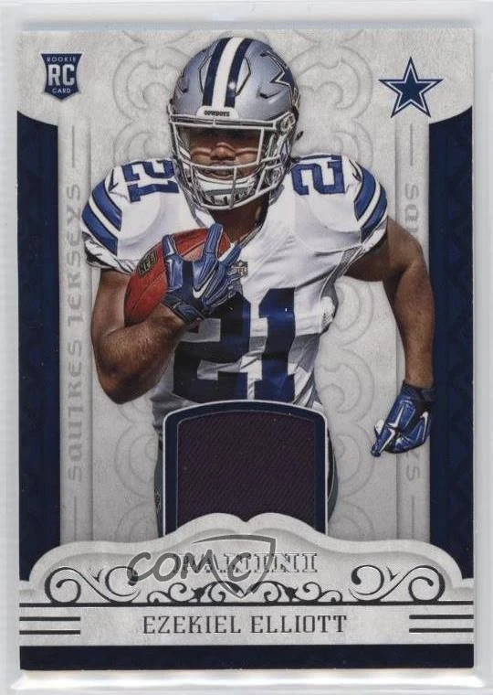 2016 Panini Squires Jerseys Ezekiel Elliott #4 Rookie RC - Image 1 of 2