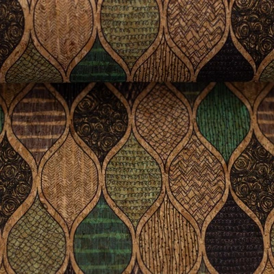 Rest Kork, Korkstoff  mit Muster 25 x 60 cm - Bild 1 von 2