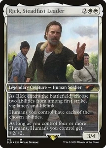Mtg White/English Version Rick Steadfast Leader Foil Secret Lair Sld - Picture 1 of 1