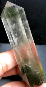 67g Natural Phantom 'Green Ghost' Lemuria QUARTZ Crystal Point Polished a576 - Picture 1 of 7