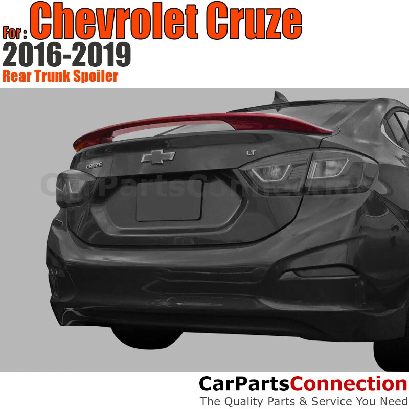 Alerón trasero ABS pintado para Chevrolet Cruze 2016-2019 Red Hot WA130X Foto 1 de 1