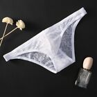 Lace Briefs Soft Low Rise Man Panties Sheer Sissy Trasparent Underpant