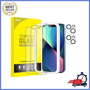 Screen Protector For iPhone 13 mini 5.4 Inch With Camera Lens Protector 2 Pack - Zdjęcie 1 z 11